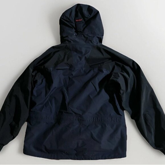 Marmot Gore Tex Down Jacket Vintage Expedition Large Hiking 3 In 1 Outdoor Black - Picture 2 of 14